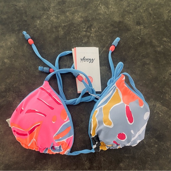 Maaji Bluetooth Balmy Sliding Triangle Bikini Top - Picture 7 of 11